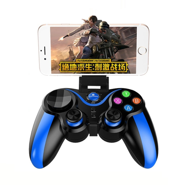 IOS Android Game Handle Bluetooth Direct Connection Handle PC TV Game Handle, 013 Blue, 013 Red