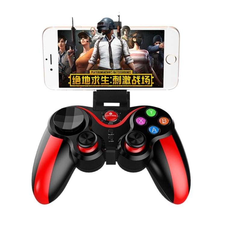 IOS Android Game Handle Bluetooth Direct Connection Handle PC TV Game Handle, 013 Blue, 013 Red