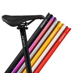 Litepro 412 Folding Bicycle Seatpost 33.9mm LP Plum Blossom Seat Tube, Black, Red, Silver, Golden, Titanium, Electroplating Colorful