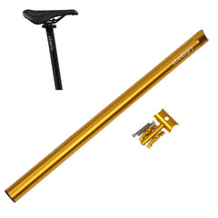 Litepro 412 Folding Bicycle Seatpost 33.9mm LP Plum Blossom Seat Tube, Black, Red, Silver, Golden, Titanium, Electroplating Colorful