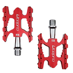 Litepro Ultralight Folding Bike Pedal K3 Bicycle Pedal, Black, Red, Silver, Gold, Electroplating Colorful