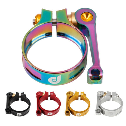 Litepro Seat Tube Clamp LP Folding Bike Seat Tube Clamp CNC 41mm Suitable for 33.9mm Seat Tube, Red