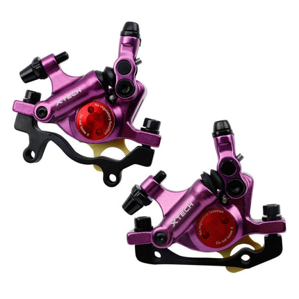 ZOOM HB100 Mountain Bike Hydraulic Brake Caliper Folding Bike Cable Pull Hydraulic Disc Brake Caliper, Front, Rear, Front and Rear