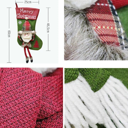 Christmas Decorations Christmas Socks Christmas Tree Pendant Children Gift Candy Bag, Senior, Snowman, Elk