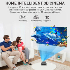 P11 854x480 DLP Mini Smart Projector With Infrared Remote Control, Android 9.0, 2GB+16GB, Support 2.4G/5G WiFi, Bluetooth, TF Card