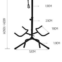 Tripod Three-head Height Adjustment Guitar Stand, Three-head Guitar Stand