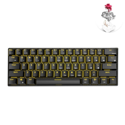 RK61 61 Keys Bluetooth / Wireless Dual Modes Tablet Mobile Gaming Mechanical Keyboard, Cable Length: 1.5m, Tea Shaft, Green Shaft, Red Shaft