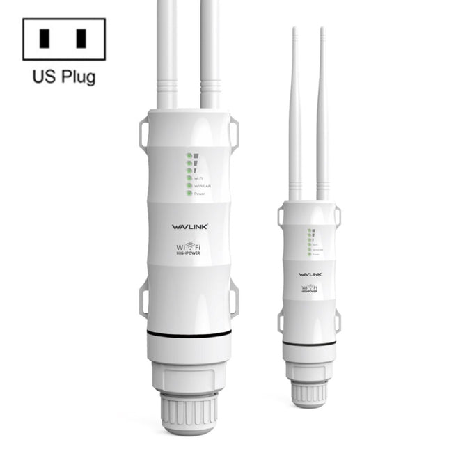 WAVLINK AC600 AP 2.4G/5G Dual Frequency Outdoor High Power Repeater, EU Plug, US Plug, UK Plug