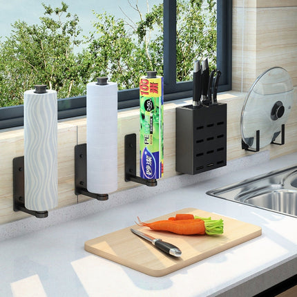 Kitchen Paper Towel Rack Lazy Rag Rack Wall Mount Bracket