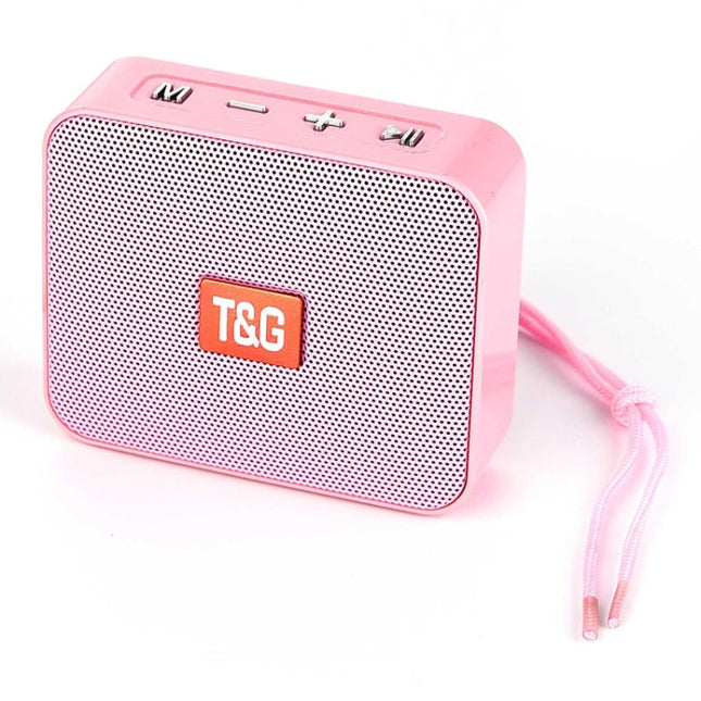 T&G TG166 Color Portable Wireless Bluetooth Small Speaker, Pink, Blue, Brown, Yellow, Black, Red, Silver Gray, Orange, Green, Light Blue