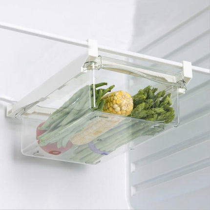 Refrigerator Storage Box Drawer Type Square Household Multifunctional Food Preservation Box, 1 Egg Box, 1 Fresh Box, 2 Egg Box, 2 Fresh Box, 1 Egg Box + 1 Fresh Box, 1 Box Without Hook