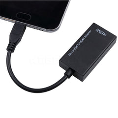 Micro USB To HDMI Female Adapter Cable 1080P HD for MHL Device HDTV Adapters For Samsung Galaxy HUAWE