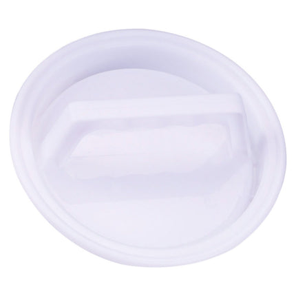 Round Shape Hamburger Press Food-Grade Plastic Hamburger Meat Beef Grill Burger Press Patty Maker Mold Mould Kitchen Tool, 2PCS White
