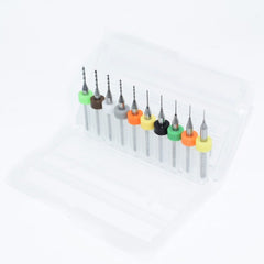10pcs 0.3mm to 1.2mm PCB mini drill Bit tungsten steel carbide for print circuit board cnc drill Bits Machine, 0.3-1.2mm