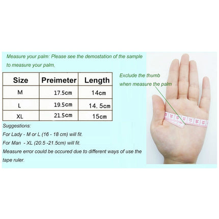 Cycling Shock Absorbing Anti-Slip Gloves Fitness Weight Lifting Training Half-finger Gloves, M, L, XL