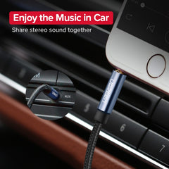 Ugreen AV112 Audio Cable 3.5mm Speaker Line Aux Cable, 0.5m, 1m, 1.5m, 2m, 3m, 5m