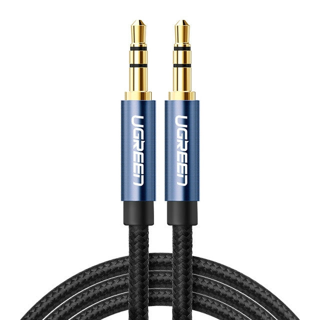 Ugreen AV112 Audio Cable 3.5mm Speaker Line Aux Cable, 0.5m, 1m, 1.5m, 2m, 3m, 5m