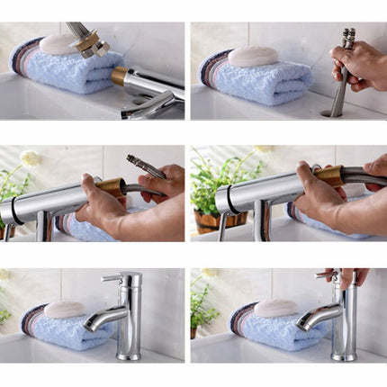 Kitchen Faucet Anti-splash Head Wash Basin Sink Universal Rotatable Faucet Full Copper Joint, Cold Water, Cold Water+50 cm Tube, Cold Water+60 cm Tube, Cold Water+80 cm Tube, Hot & Cold Water, Hot & Cold Water+60 cm Tube, 304 Cold Water����������������...