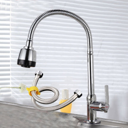 Kitchen Faucet Anti-splash Head Wash Basin Sink Universal Rotatable Faucet Full Copper Joint, Cold Water, Cold Water+50 cm Tube, Cold Water+60 cm Tube, Cold Water+80 cm Tube, Hot & Cold Water, Hot & Cold Water+60 cm Tube, 304 Cold Water����������������...