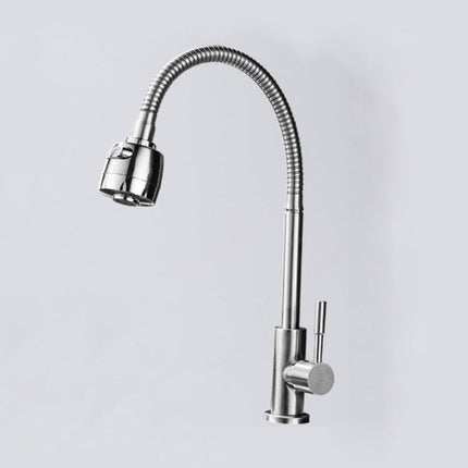 Kitchen Faucet Anti-splash Head Wash Basin Sink Universal Rotatable Faucet Full Copper Joint, Cold Water, Cold Water+50 cm Tube, Cold Water+60 cm Tube, Cold Water+80 cm Tube, Hot & Cold Water, Hot & Cold Water+60 cm Tube, 304 Cold Water����������������...