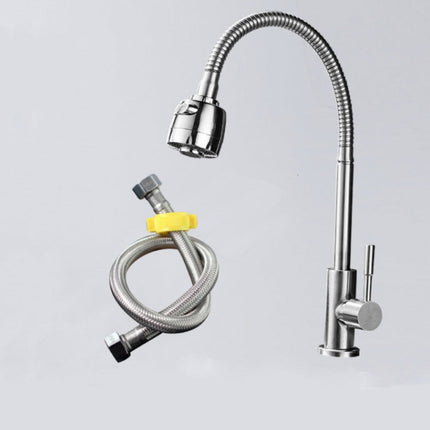 Kitchen Faucet Anti-splash Head Wash Basin Sink Universal Rotatable Faucet Full Copper Joint, Cold Water, Cold Water+50 cm Tube, Cold Water+60 cm Tube, Cold Water+80 cm Tube, Hot & Cold Water, Hot & Cold Water+60 cm Tube, 304 Cold Water����������������...