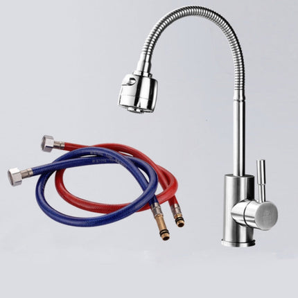 Kitchen Faucet Anti-splash Head Wash Basin Sink Universal Rotatable Faucet Full Copper Joint, Cold Water, Cold Water+50 cm Tube, Cold Water+60 cm Tube, Cold Water+80 cm Tube, Hot & Cold Water, Hot & Cold Water+60 cm Tube, 304 Cold Water����������������...