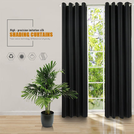 High-precision Curtain Shade Cloth Insulation Solid Curtain, 42x84 Inch（107x213CM）