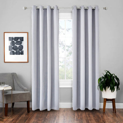High-precision Curtain Shade Cloth Insulation Solid Curtain, 52x63 Inch（132x160CM）