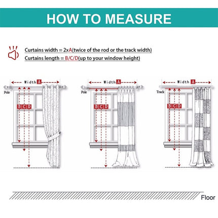 High-precision Curtain Shade Cloth Insulation Solid Curtain, 52x63 Inch（132x160CM）