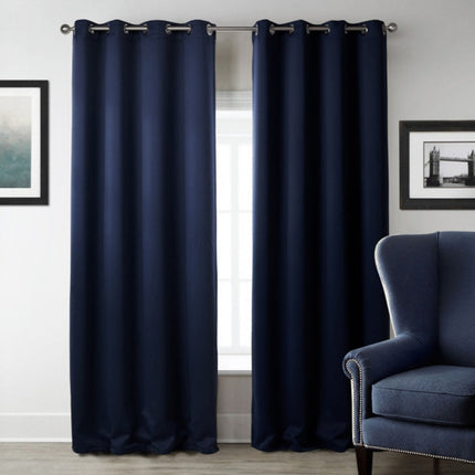 High-precision Curtain Shade Cloth Insulation Solid Curtain, 52x63 Inch（132x160CM）