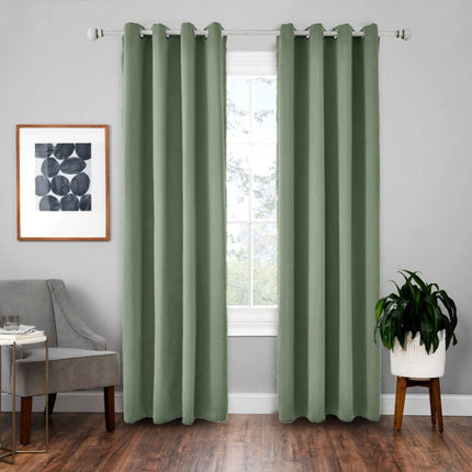 High-precision Curtain Shade Cloth Insulation Solid Curtain, 52x63 Inch（132x160CM）