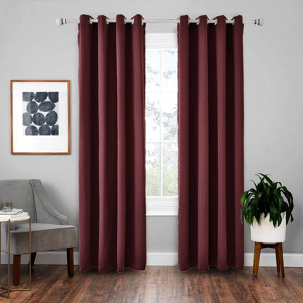 High-precision Curtain Shade Cloth Insulation Solid Curtain, 52x63 Inch（132x160CM）