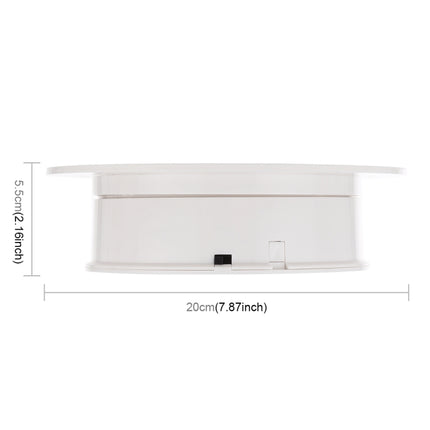 20cm 360 Degree Electric Rotating Turntable Display Stand for Photography Max Load 1.5kg video shooting props Turntable, 20cm/Powered by Battery(W+B), 20cm/Powered by Battery(B), 20cm/Powered by Battery(W)
