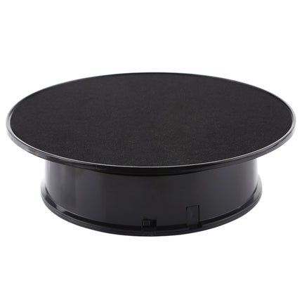 30cm 360 Degree Electric Rotating Turntable Display Stand Video Shooting Props Turntable for Photography, Load 4kg, US Plug(White + Black), 30cm (W+B), 30cm (B)