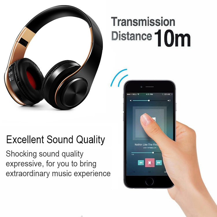 Headphones Bluetooth Headset Earphone Wireless Headphones Stereo Foldable Sport Earphone Microphone Headset Handfree MP3 Player