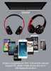 HIFI Stereo Wireless Bluetooth Headphone for Xiaomi iPhone Sumsamg Tablet, with Mic, Support SD Card & FM