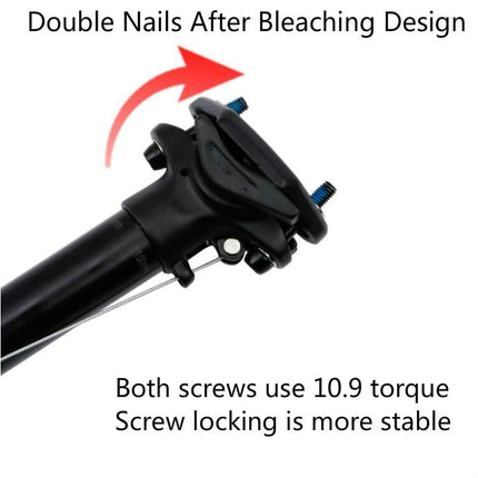 ZOOM Bicycle Wire-Controlled Hydraulic Lift Seat Tube Mountain Bike Seatpost, 31.6mm 375mm External Routing, 30.9mm 400mm Internal Routing, 31.6mm 400mm Internal Routing