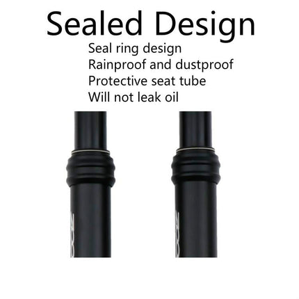 ZOOM Bicycle Wire-Controlled Hydraulic Lift Seat Tube Mountain Bike Seatpost, 31.6mm 375mm External Routing, 30.9mm 400mm Internal Routing, 31.6mm 400mm Internal Routing