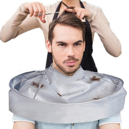 3PCS DIY Hair Cutting Cloak Umbrella Cape Salon Barber Creative Apron, Polyester