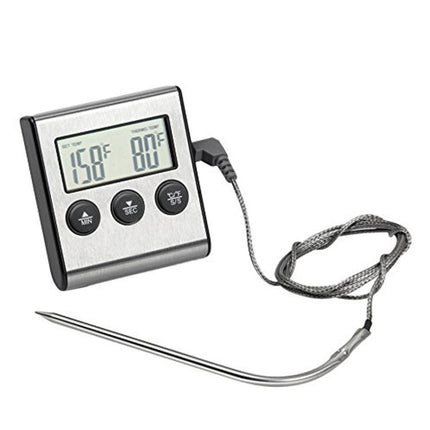 Digital Oven Thermometer Kitchen Food Cooking Meat BBQ Probe Thermometer Timer Water Milk Temperature Cooking Tools