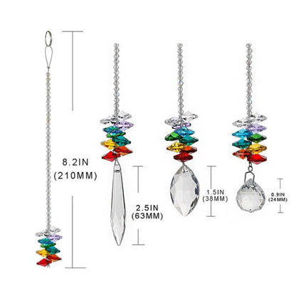 Crystal Pendant DIY Pendant Home Decoration Wedding Decoration Bead Curtain Car Decoration, 20# Lighting Ball Pendant, Multi-faced Bead Pendant, Horse Eye Pendant