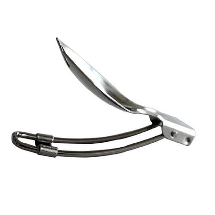 2 PCS Outdoor Camping Hiking Stainless Steel Metal Fork Spoon Tableware Cookout Picnic Folding Spork