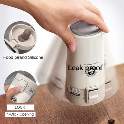 Double Wall Stainless Steel Vacuum Flasks 380ml Car Thermo Cup Coffee Tea Travel Mug Thermol Bottle, 380ml