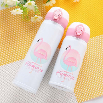 Bouncing Vacuum Flask Mug Travel Stainless Steel Thermos Cup, 350ml