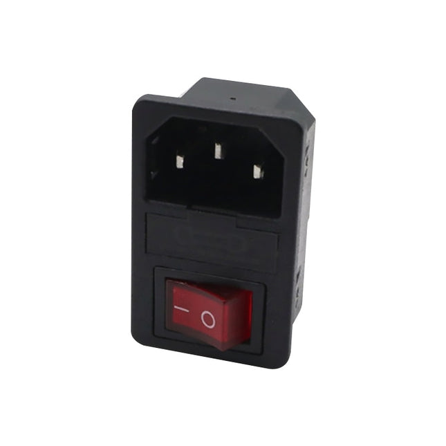 10 PCS AC-01 Three Pins Power Socket with Safety Switch Socket, 10 PCS AC-01