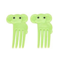 5 Sets 10 in 1 Creative Cartoon Animal Plastic Children Fruit Fork Bento Decoration Toothpick