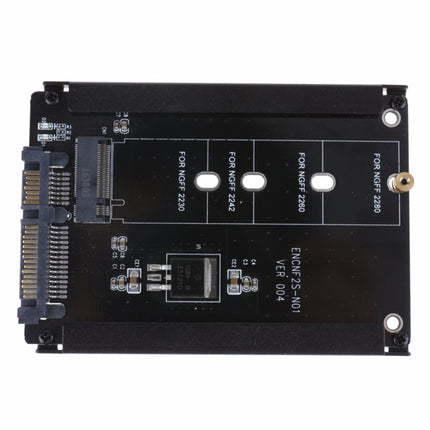 Metal Case CYB + M Socket 2 M.2 NGFF (SATA) SSD to 2.5 SATA Adapter for 2230/2242/2260/2280mm M2 NGFF SSD Solid State Hard Drive