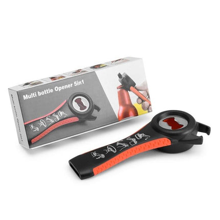 5 in 1 Multifunctional Plastic Bottle Opener Beer Opener Kitchen Tool