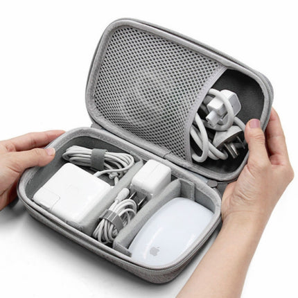 Power Adapter Headset Data Cable Portable Storage Bag For Macbook Air/Pro Notebook