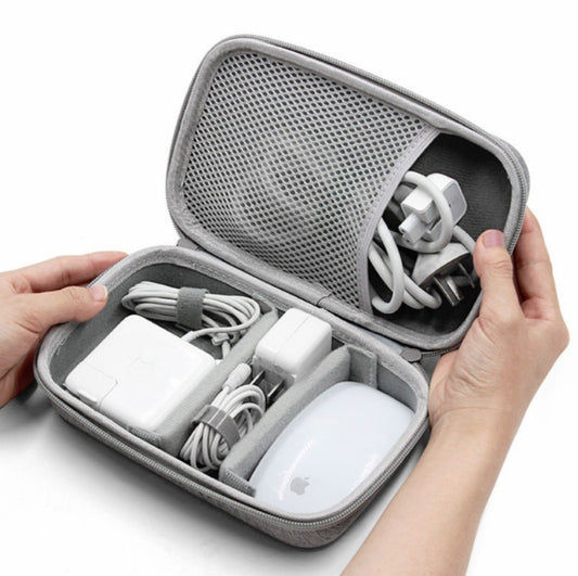 Power Adapter Headset Data Cable Portable Storage Bag For Macbook Air/Pro Notebook